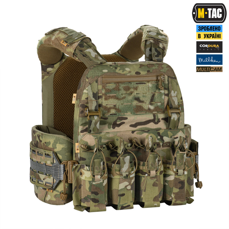 M-Tac плитоноска Cuirass Tiger Elite (розмір плити XL) Multicam