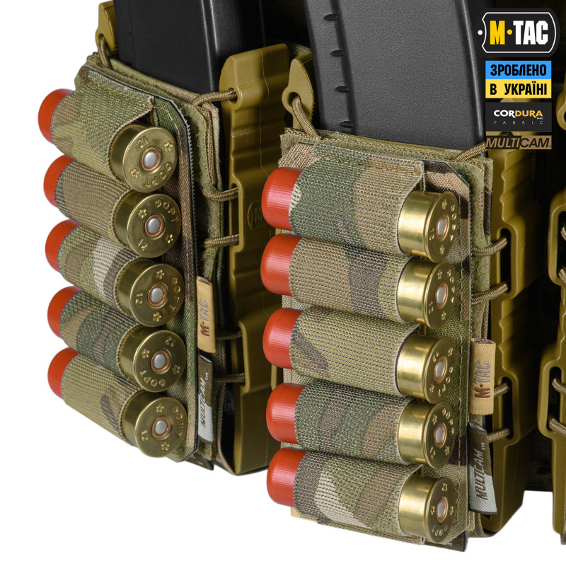 M-Tac Патронташ на липучці для набоїв 12 калібру Multicam
