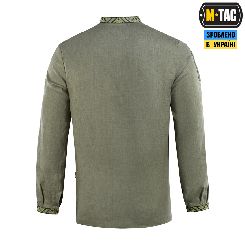 M-Tac вишиванка тактична 100% льон олива