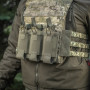 M-Tac підсумок еластичний на 3 магазина Elite Laser Cut Ranger Green