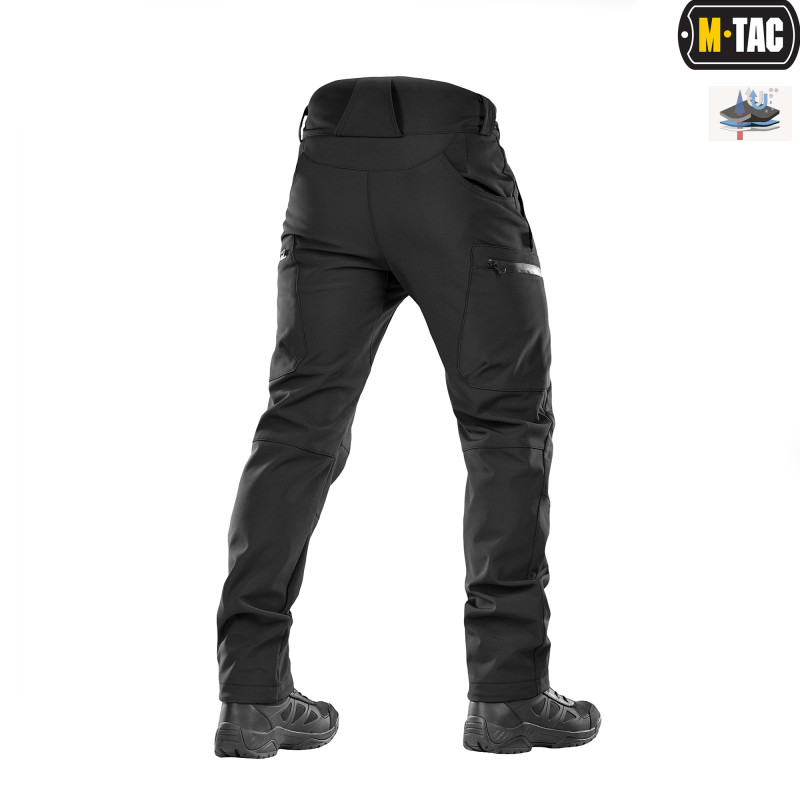 M-Tac штани Soft Shell Winter Black