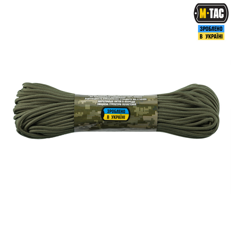 M-Tac паракорд 550 mil-spec Ranger Green 30м