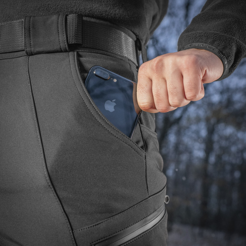 M-Tac штани Soft Shell Winter Black