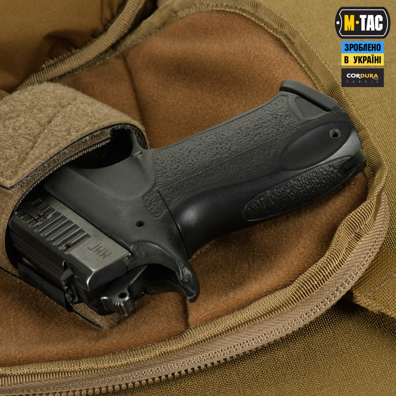 M-Tac сумка Sphaera Hardsling Bag Large з липучкою Elite Coyote