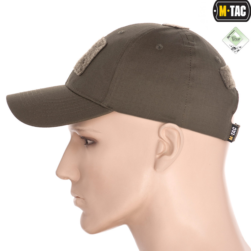 M-Tac бейсболка з липучкою Flex ріп-стоп Dark Olive (L/XL)