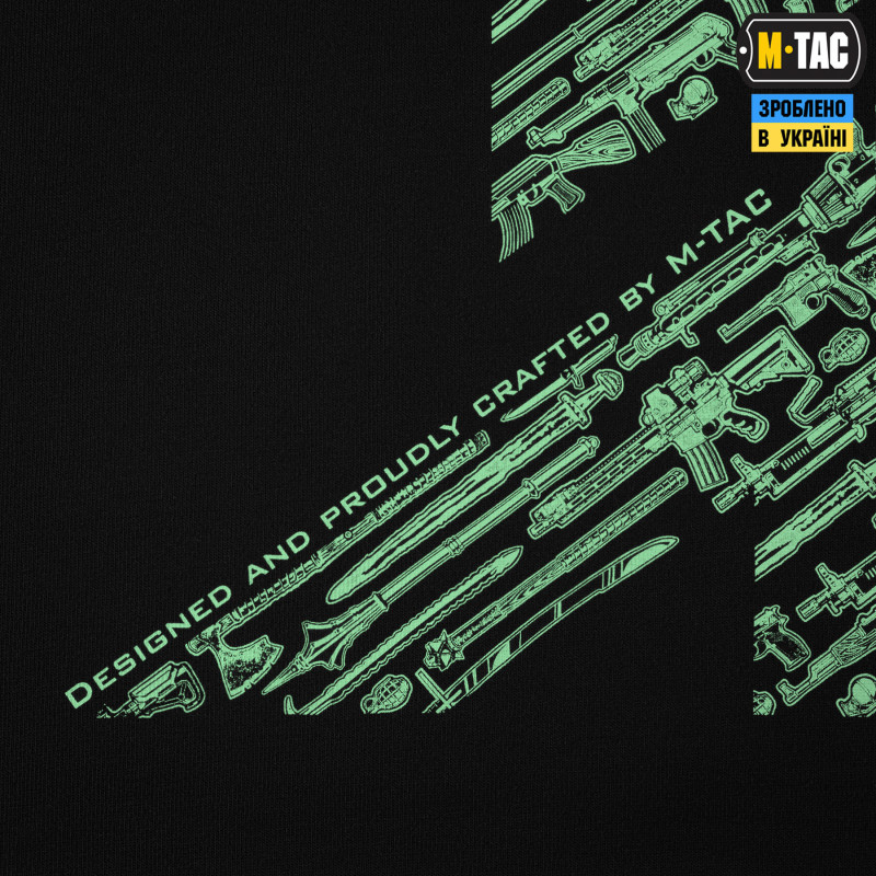 M-Tac футболка безрукавка WAR Cotton Hard Black/Mint