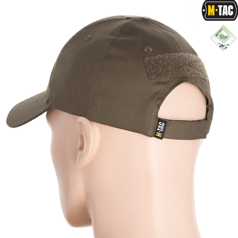 M-Tac бейсболка з липучкою Flex ріп-стоп Dark Olive (L/XL)