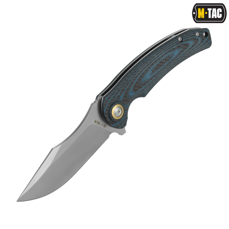 M-Tac ніж складний Type 15 Carbon/Blue