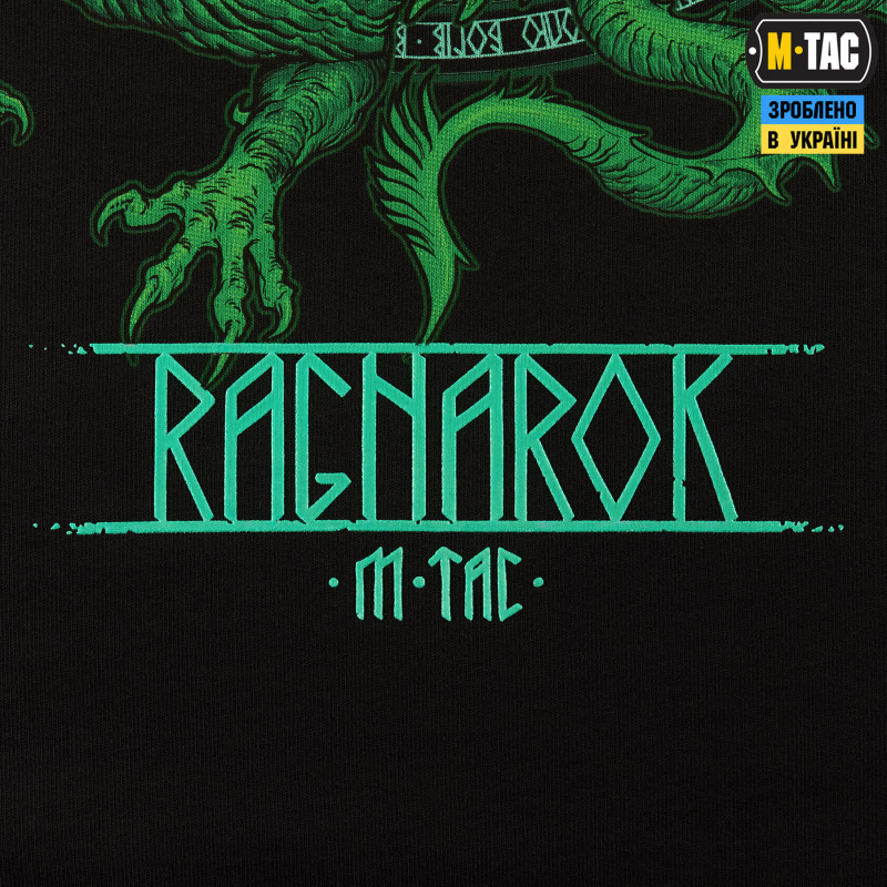 M-Tac кофта Hoodie Ragnarok Night Vision Cotton Hard Black