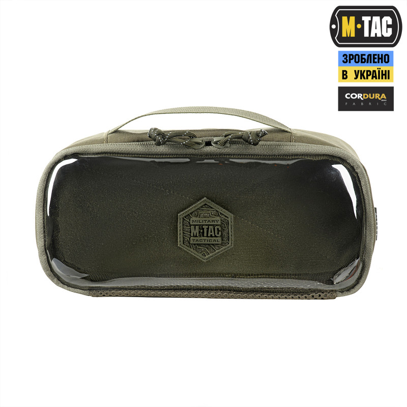 M-Tac органайзер утилітарний прозорий Elite Medium Gen.II Ranger Green
