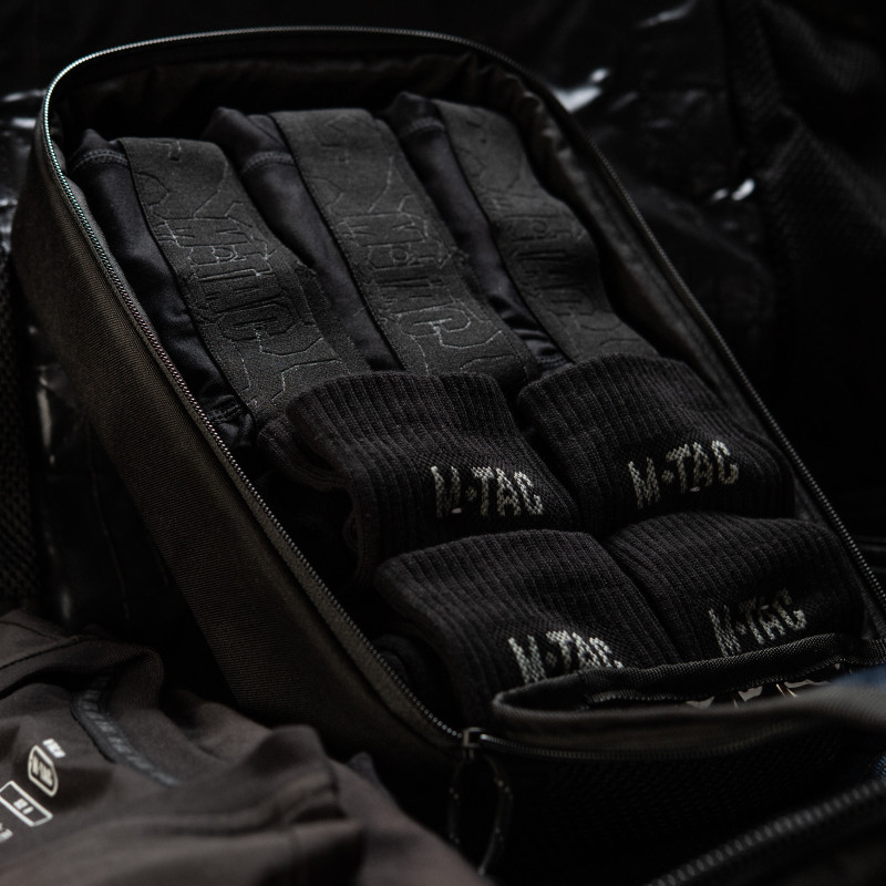 M-Tac органайзер утилітарний прозорий Elite Large (30х19 см) Black