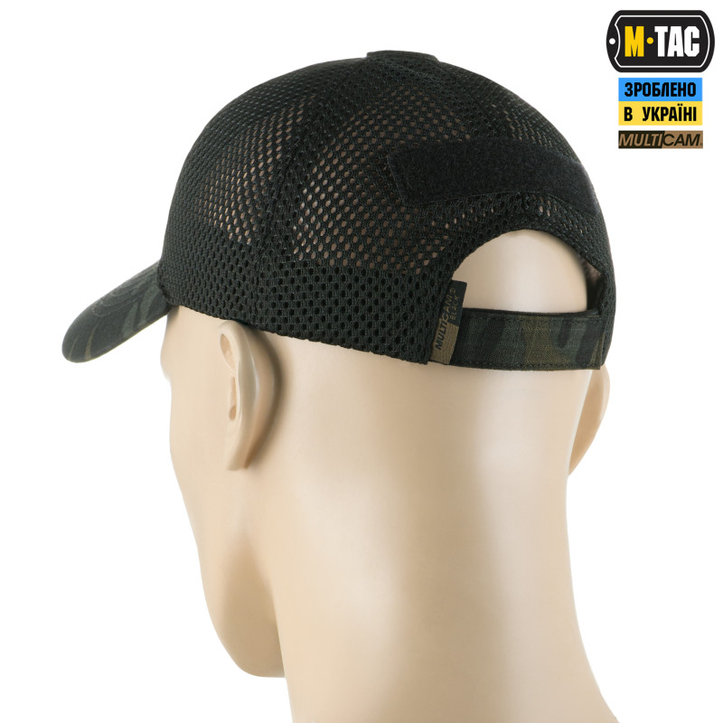 M-Tac бейсболка Elite тактична з сіткою NYCO Extreme Multicam Black