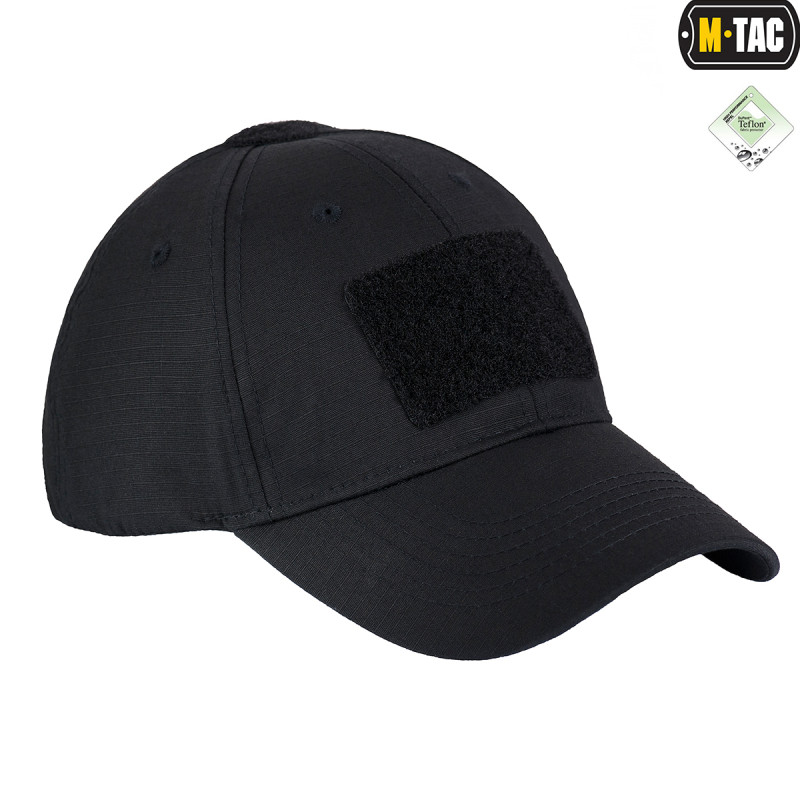 M-Tac бейсболка з липучкою Flex ріп-стоп Black (L/XL)