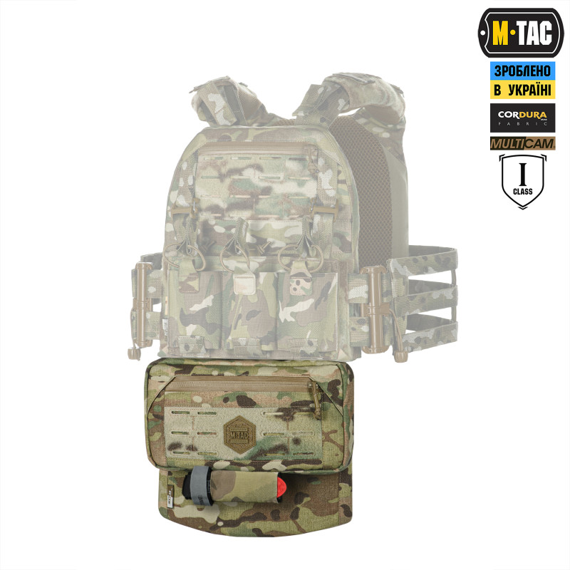 M-Tac захист живота з балістичним пакетом 1 клас захисту (BRONYX) Multicam