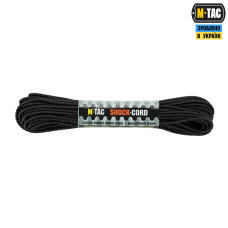 M-Tac паракорд Shock-Cord 3mm Dragon Skin Black 15м