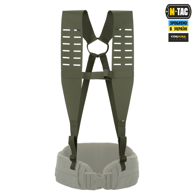M-Tac ремені плечові для тактичного пояса Laser Cut Ranger Green (REGULAR)
