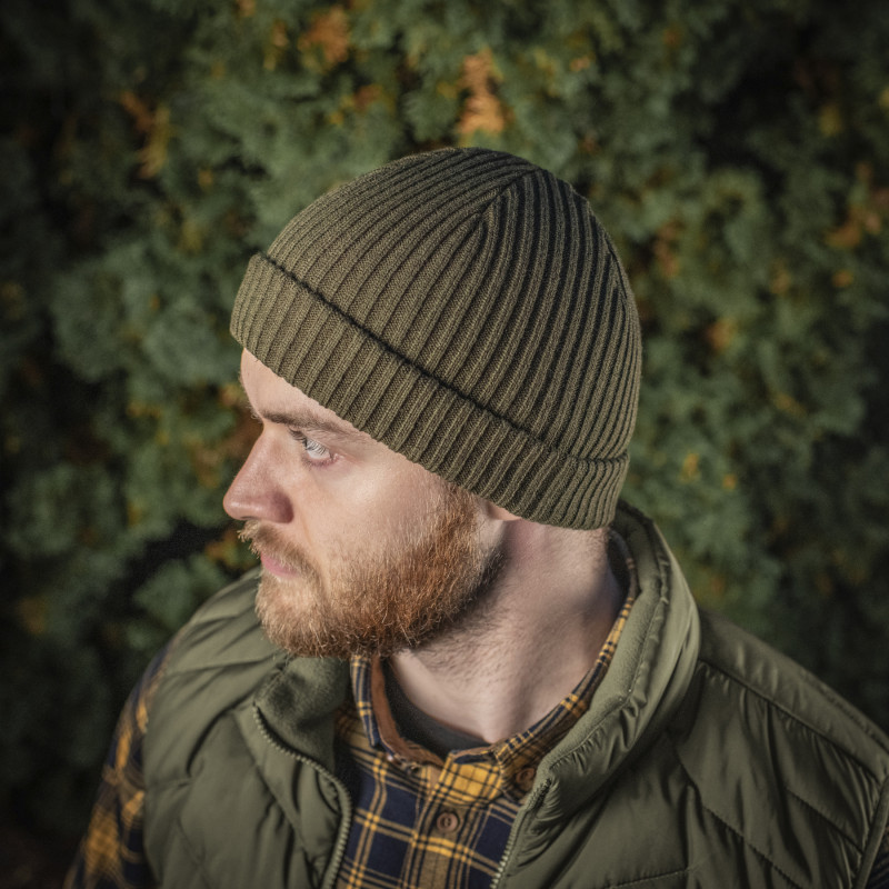 M-Tac шапка вязана 100% акрил Olive