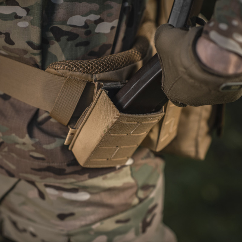 M-Tac підсумок для магазина на гумці (10 см) Laser Cut Coyote