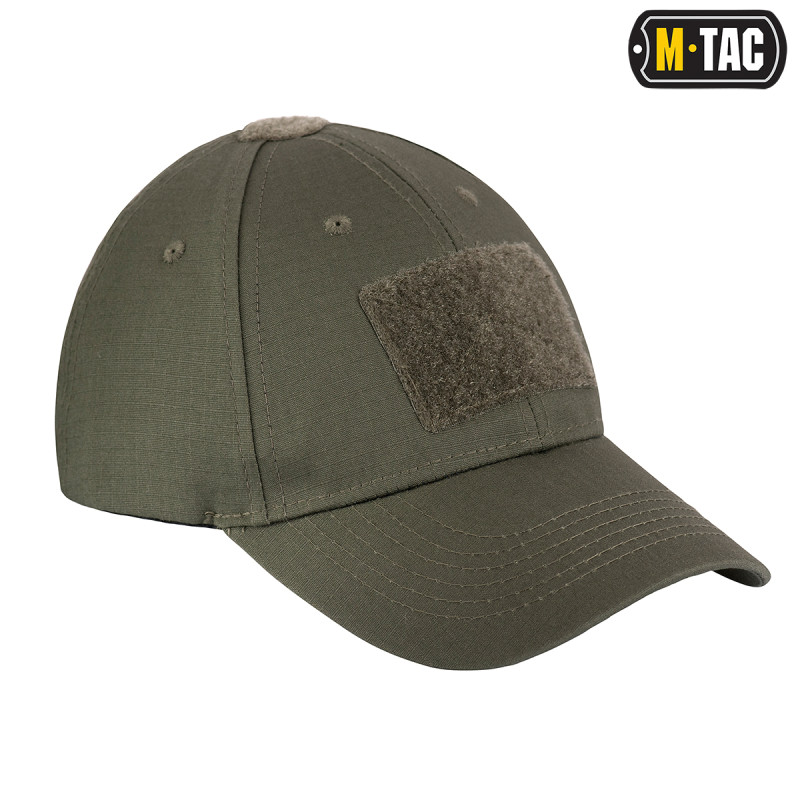 M-Tac бейсболка з липучкою Flex ріп-стоп Army Olive (L/XL)