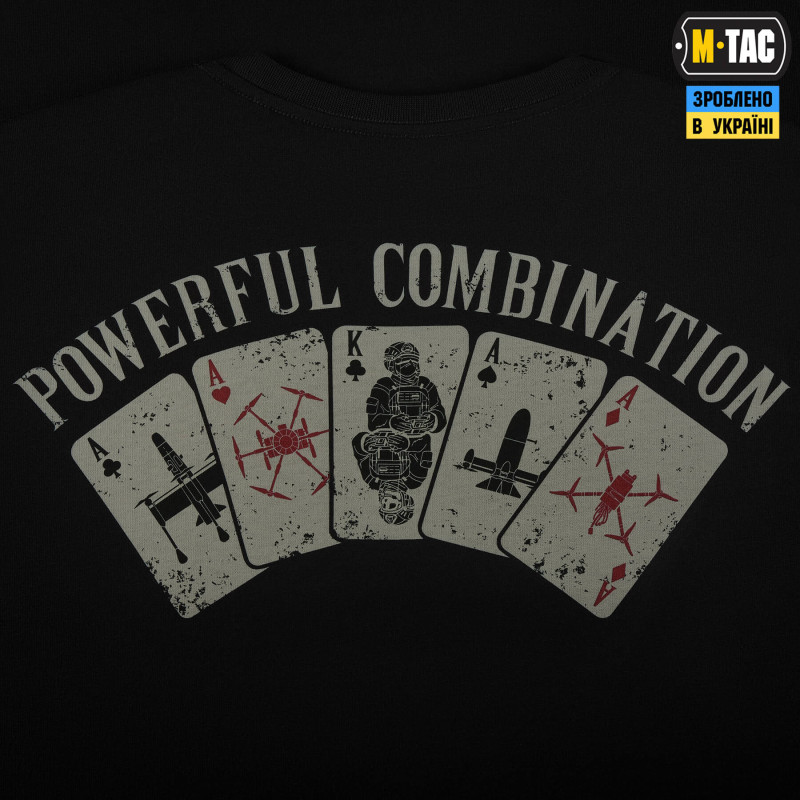 M-Tac футболка Powerful Combination Cotton Hard Black