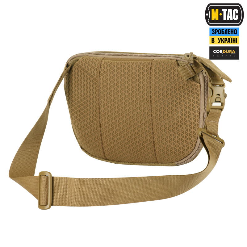 M-Tac сумка Sphaera Hex Hardsling Bag Large з липучкою Elite Multicam/Coyote
