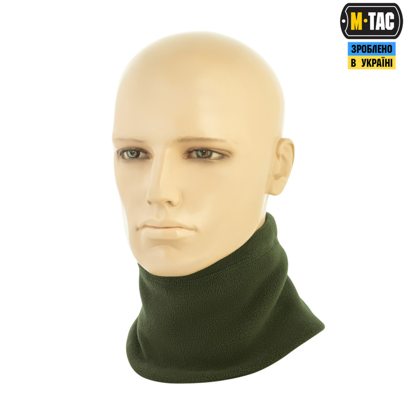 M-Tac шарф-труба Elite короткий з затяжкою фліс (320г/м2) Army Olive (L/XL)