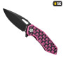 M-Tac ніж складний Type 12 Skull Black/Pink (Сорт 2)