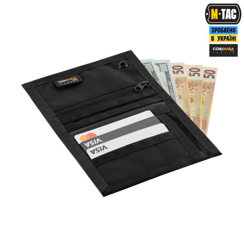 M-Tac гаманець Tactical Wallet Elite Black