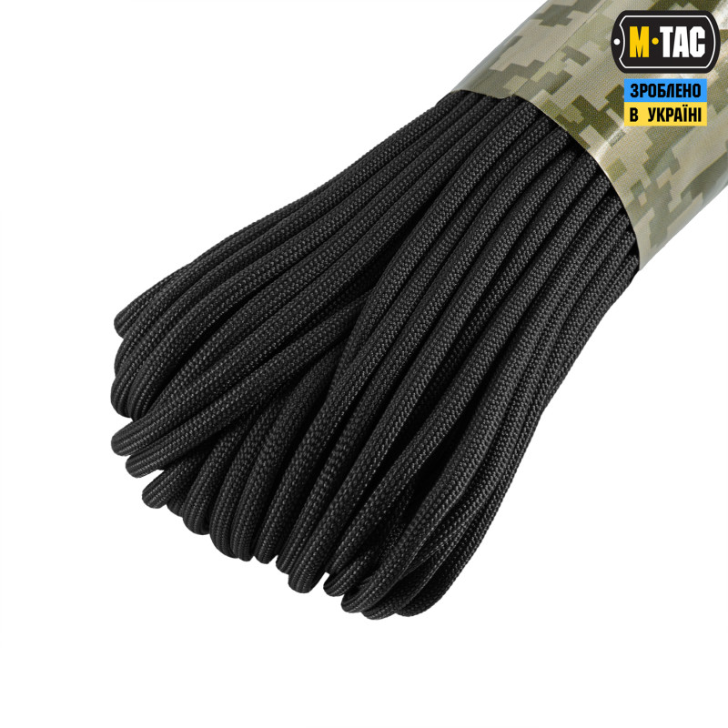 M-Tac паракорд 550 mil-spec Black 30м