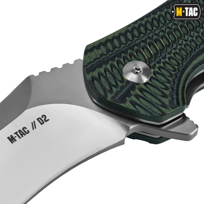 M-Tac ніж складний Type 21 Dragon skin Black/Olive