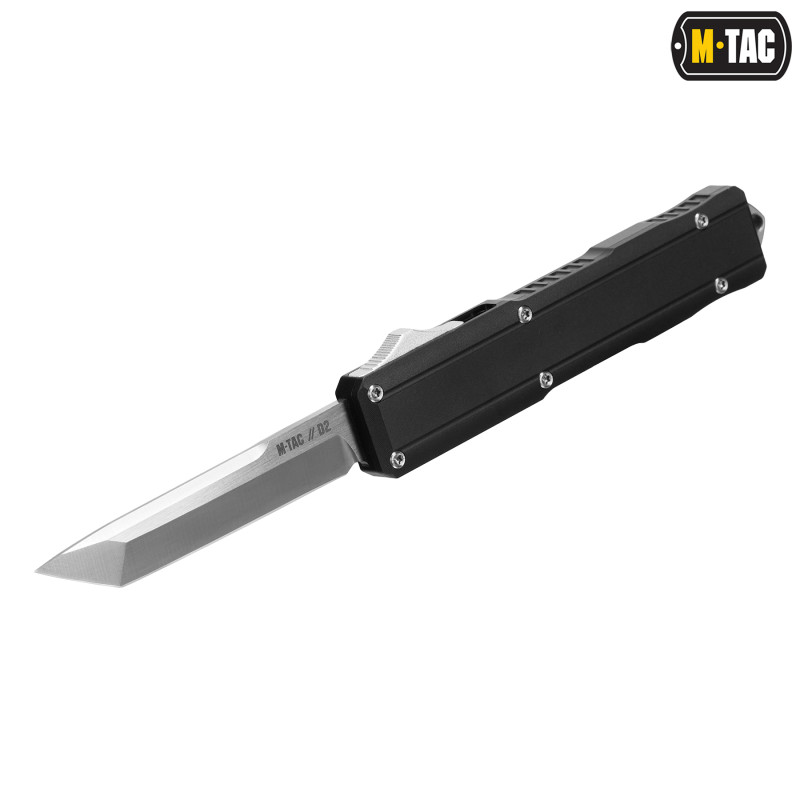M-Tac ніж складний автоматичний Type 27 Black/Steel