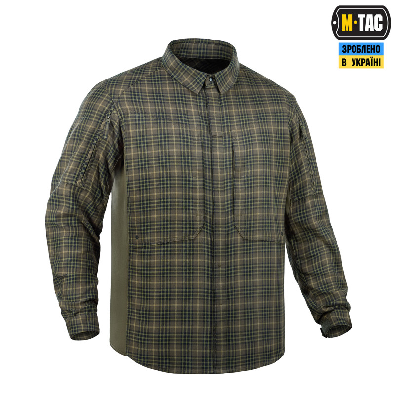 M-Tac сорочка Tactical Cotton Shirt Black/МС