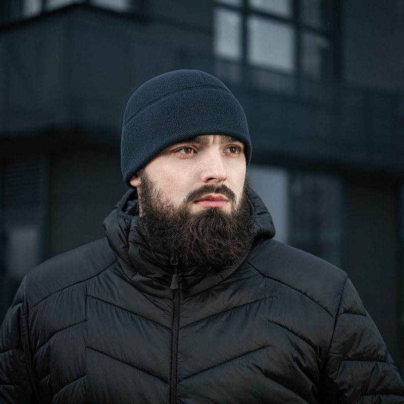 M-Tac шапка Watch Cap Elite фліс (320г/м2) with Slimtex Dark Navy Blue