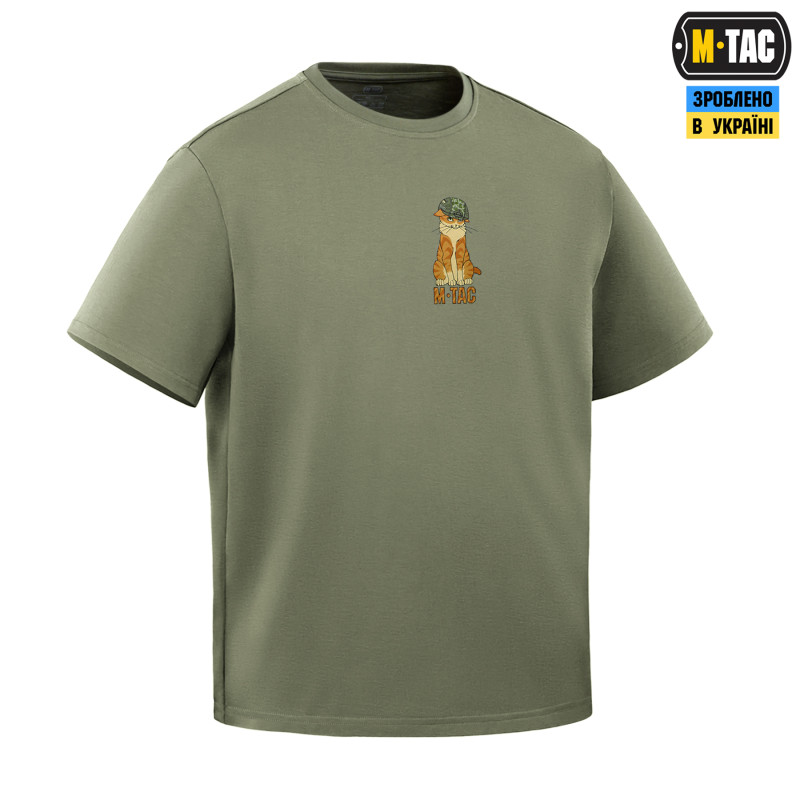 M-Tac футболка Orange Cat Cotton Hard Light Olive
