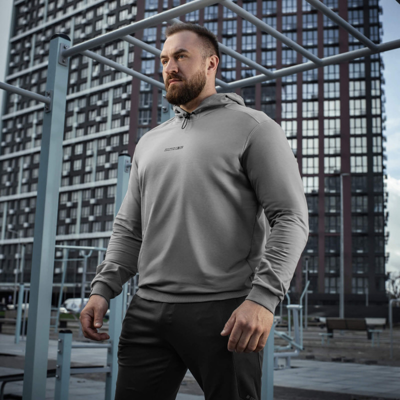 M-Tac кофта Hoodie Born by Revolution Light Grey