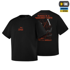 M-Tac футболка russia is a terrorist state Oversize Cotton Hard Black