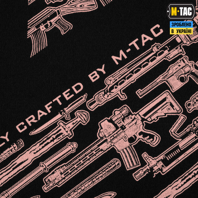 M-Tac футболка безрукавка WAR Cotton Hard Black/Ash Rose