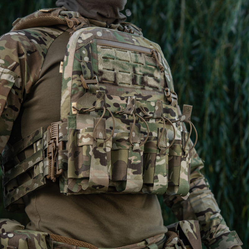 M-Tac передня панель для плитоноски Cuirass QRS XL на 4 магазина Multicam