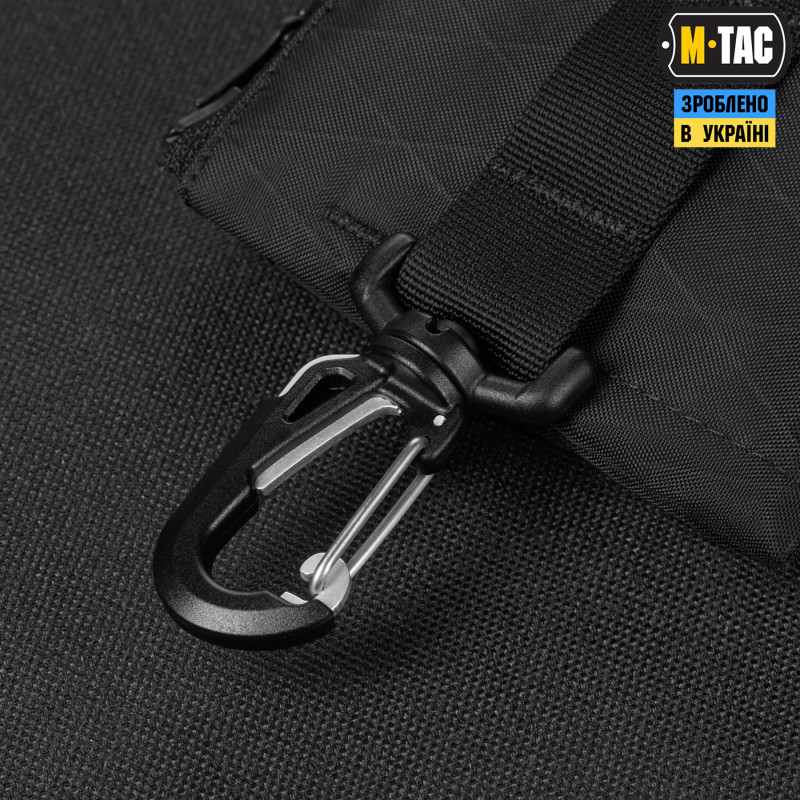 M-Tac гаманець горизонтальний з карабіном X-PAC Elite Black