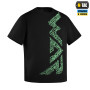 M-Tac футболка WAR Cotton Hard Black/Mint