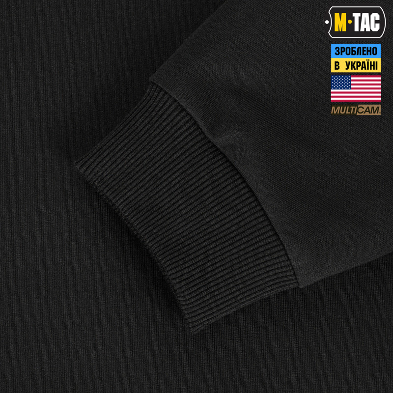M-Tac кофта Hoodie Combat Black Edition Black Multicam