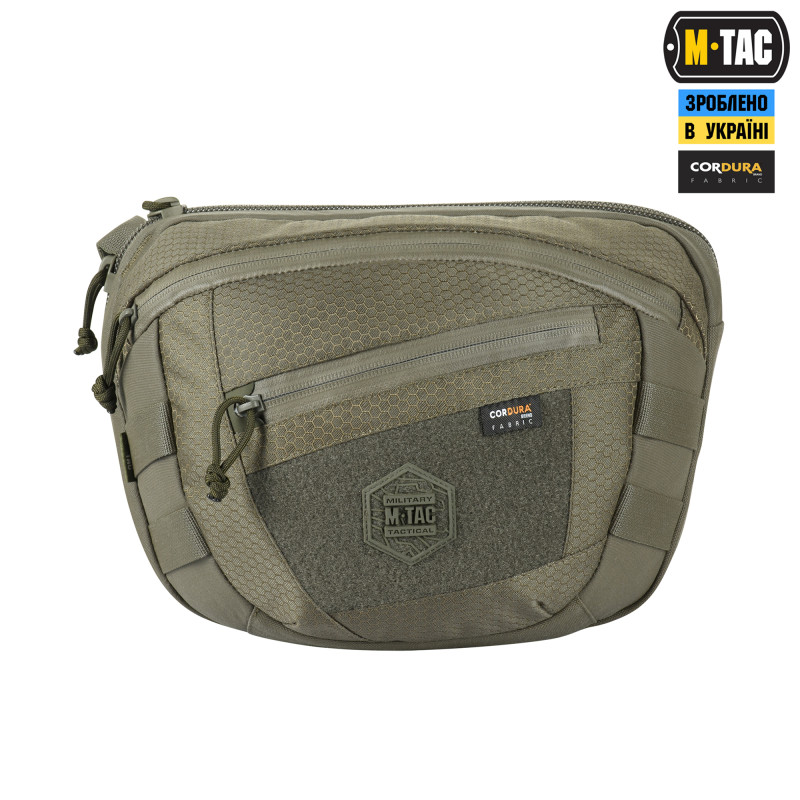 M-Tac сумка Sphaera Hex Hardsling Bag Large з липучкою Elite Ranger Green