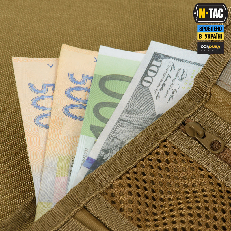 M-Tac гаманець з липучкою Elite Gen.II Hex Coyote