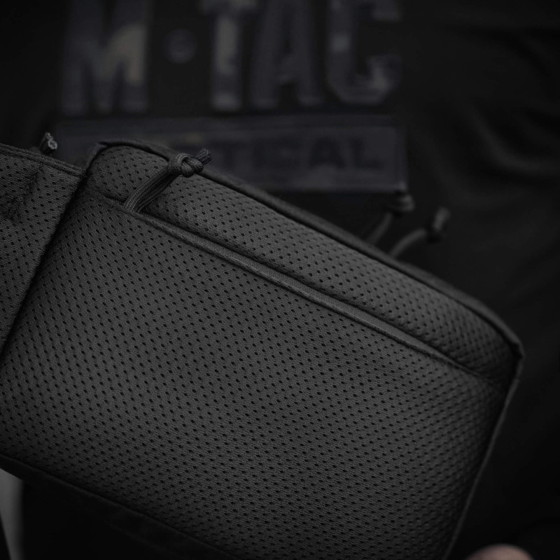 M-Tac сумка Sling Pistol Bag Hex з липучкою Black