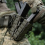 M-Tac підсумок для АК відкритий подвійний Laser Cut  Ranger Green