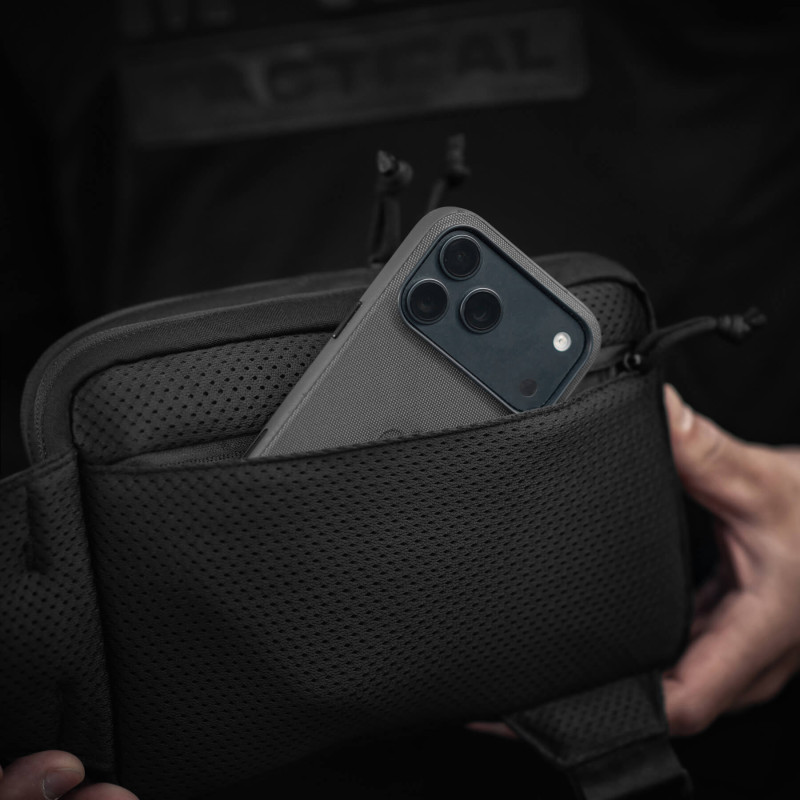 M-Tac сумка Sling Pistol Bag Hex з липучкою Black