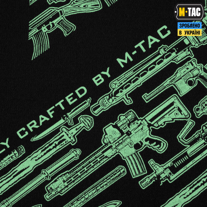 M-Tac футболка WAR Cotton Hard Black/Mint