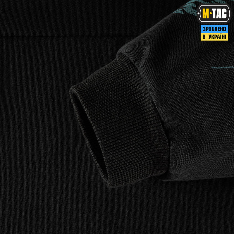M-Tac кофта Hoodie Two samurai Oversize Cotton Hard Black