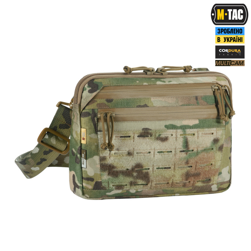 M-Tac сумка Admin Bag Medium Elite з липучкою Multicam (20 x 30 x 5 см)