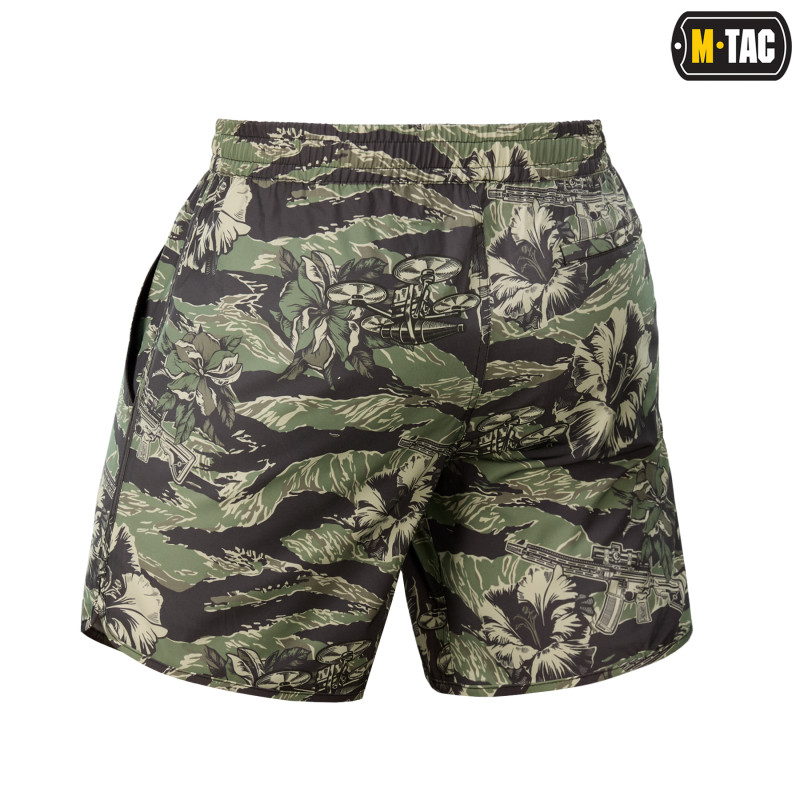 M-Tac шорти Holiday Tiger flowers Green